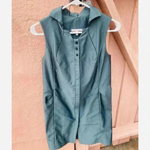 Shiatzy Chen Green Silk Dress